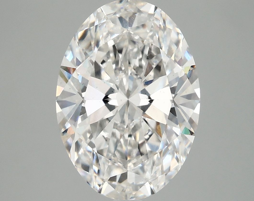 3.93 ct. oval Lab Grown Diamond front image