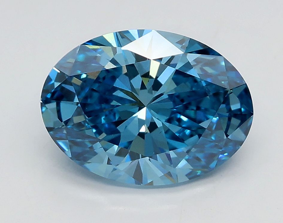 2.01 ct. oval Lab Grown Diamond front image