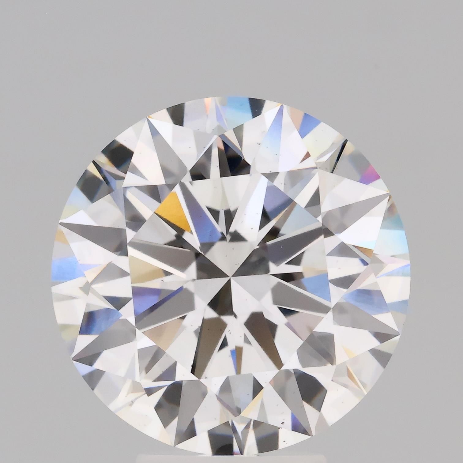 5.50 ct. round Lab Grown Diamond front image
