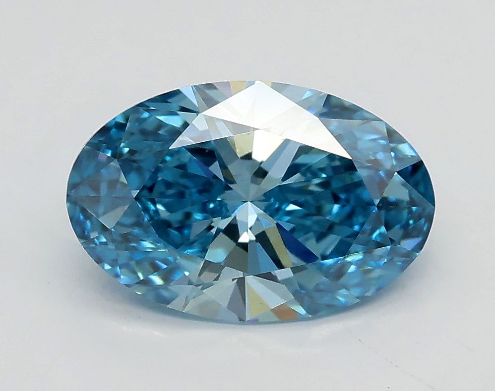 1.70 ct. oval Lab Grown Diamond front image