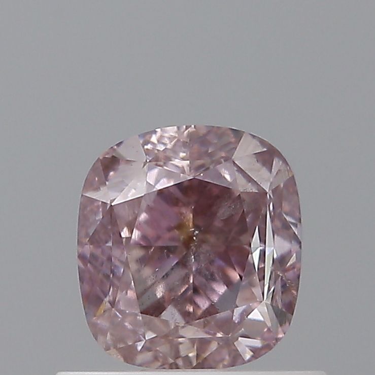 1.02 Carat Cushion brilliant Diamond Fancy Brownish Purplish Pink I1
