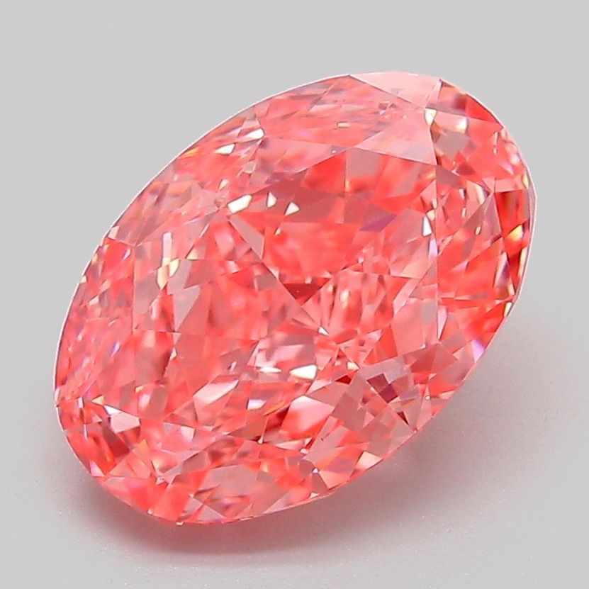 3.05 ct. oval Lab Grown Diamond front image