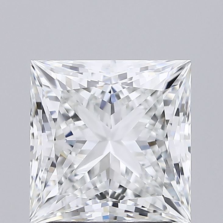 2.09 carat e IF EX Cut IGI princess diamond