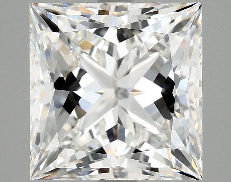 4.18 ct. princess Lab Grown Diamond front image