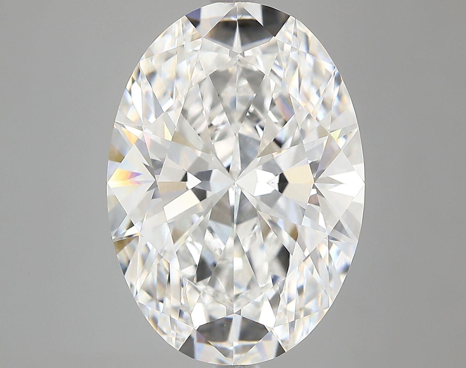 7.09 ct. oval Lab Grown Diamond front image