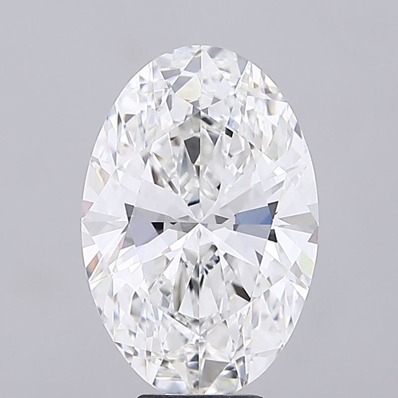 7.09 ct. oval Lab Grown Diamond front image