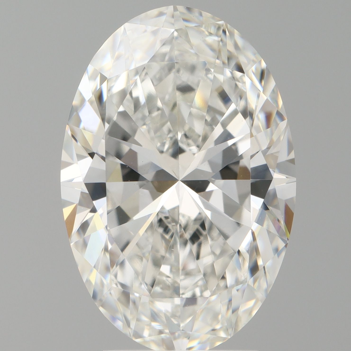 4.08 ct. oval Lab Grown Diamond front image