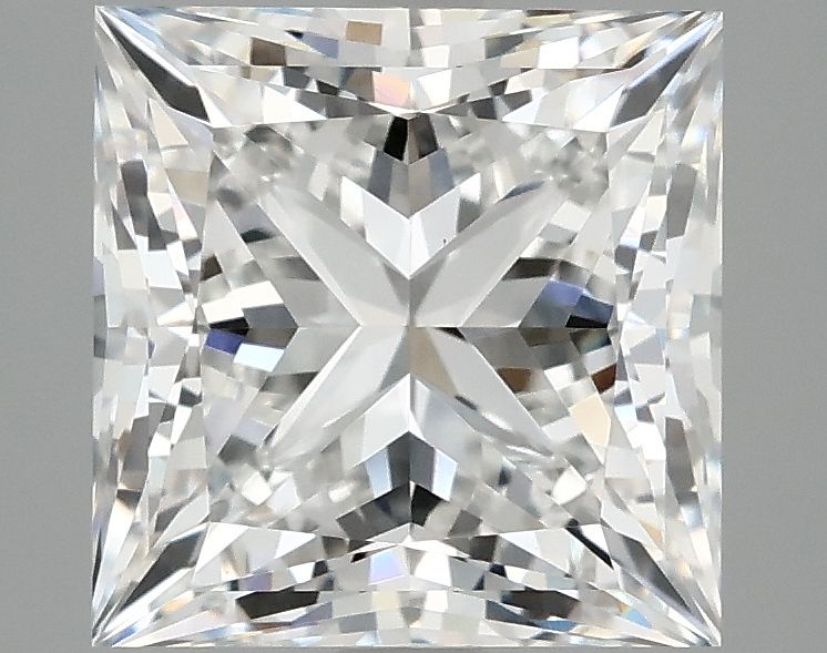 4.18 ct. princess Lab Grown Diamond front image