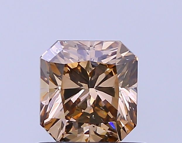 1.01 Carat Square radiant Diamond Fancy Brown SI1