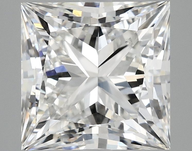 4.09 ct. princess Lab Grown Diamond front image
