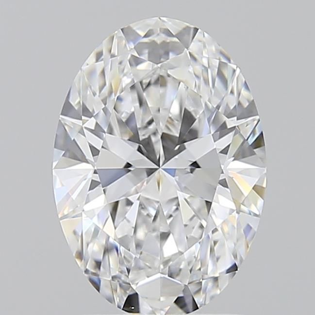 1.38 ct. oval Lab Grown Diamond front image