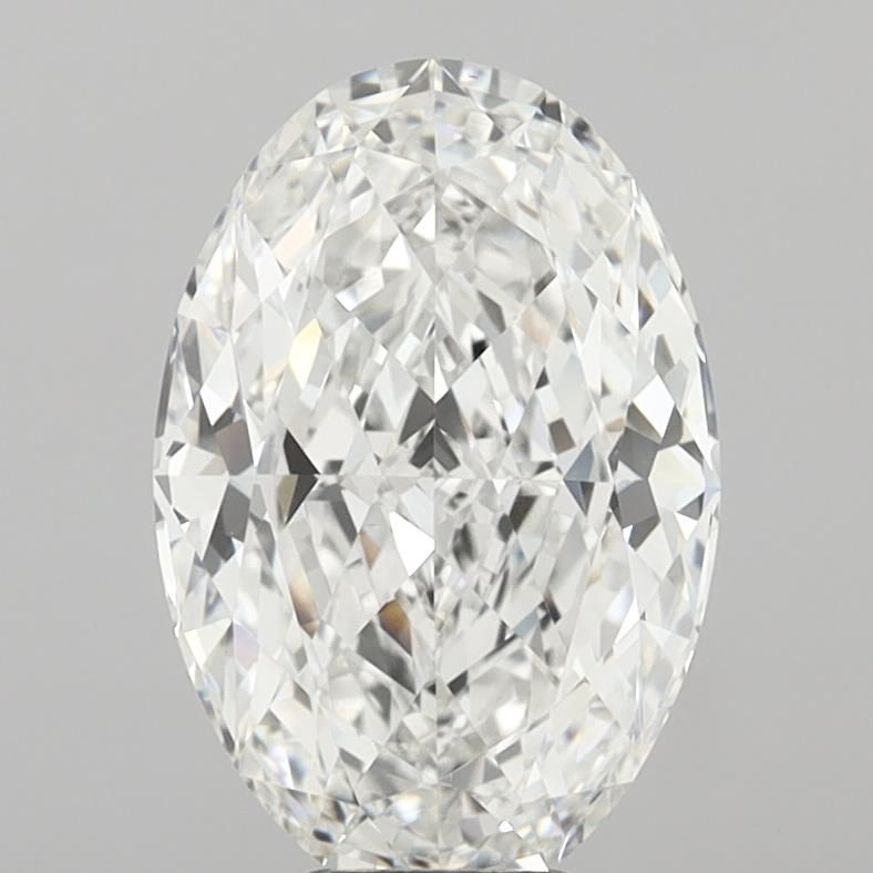 7.05 ct. oval Lab Grown Diamond front image