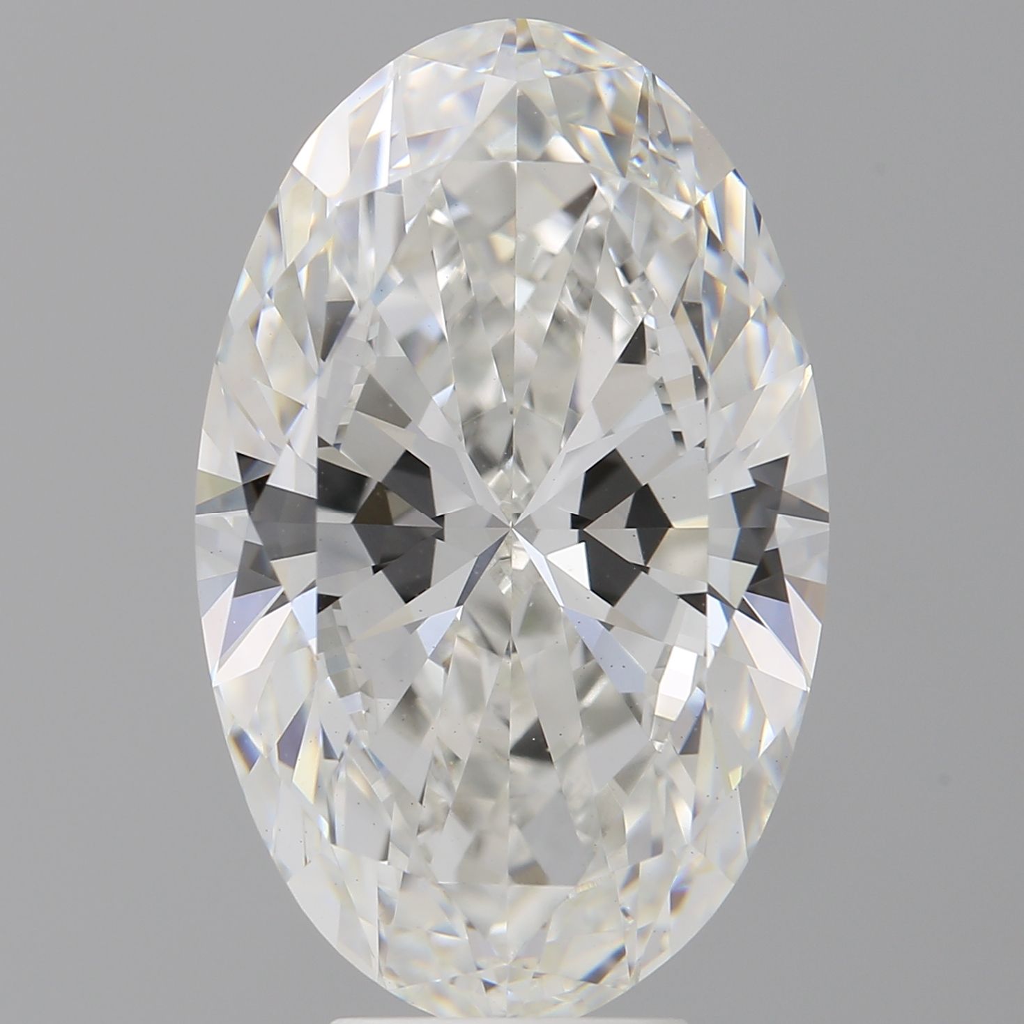 7.01 ct. oval Lab Grown Diamond front image