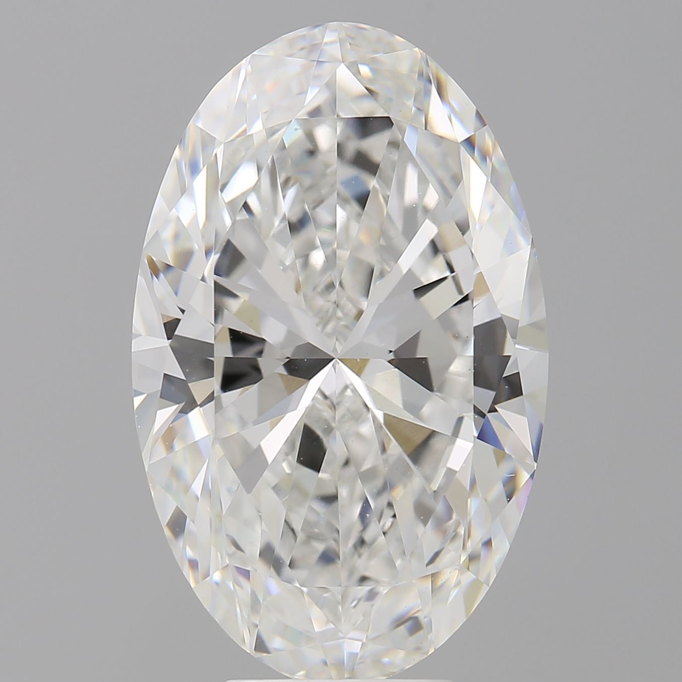 7.99 ct. oval Lab Grown Diamond front image