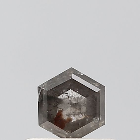 0.31 Carat Hexagonal Diamond Salt and Pepper VS1