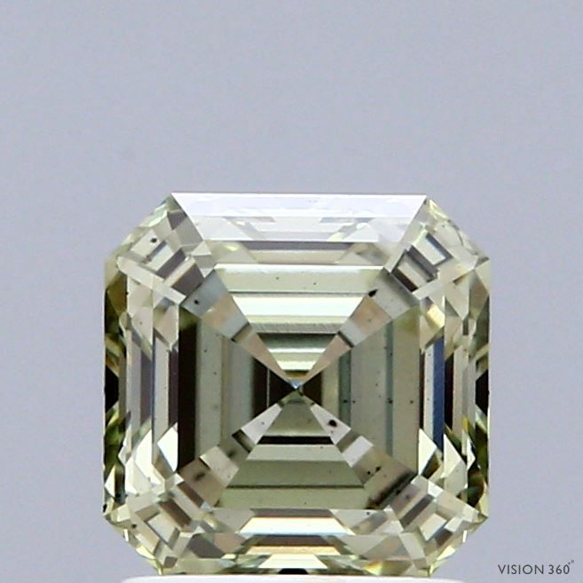 1.67 ct lab-grown Asscher Diamond