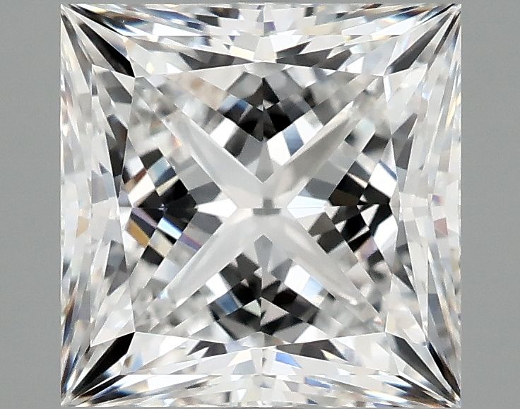 4.02 ct. princess Lab Grown Diamond front image