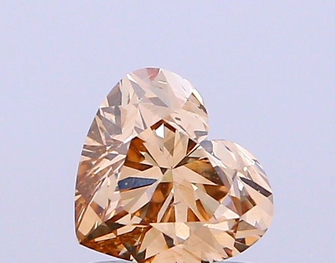 1 Carat Heart Diamond Light Brown VS2