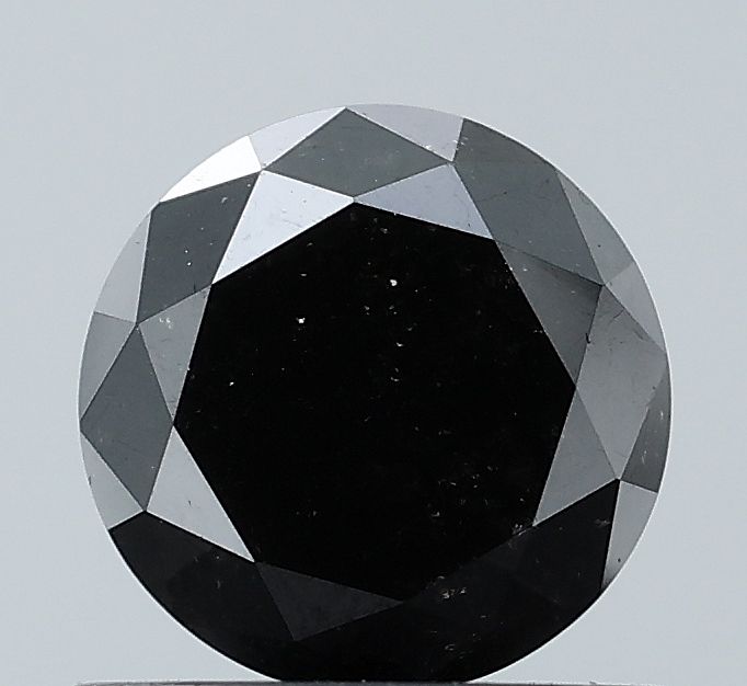 0.7 Carat Round Diamond Black VVS2