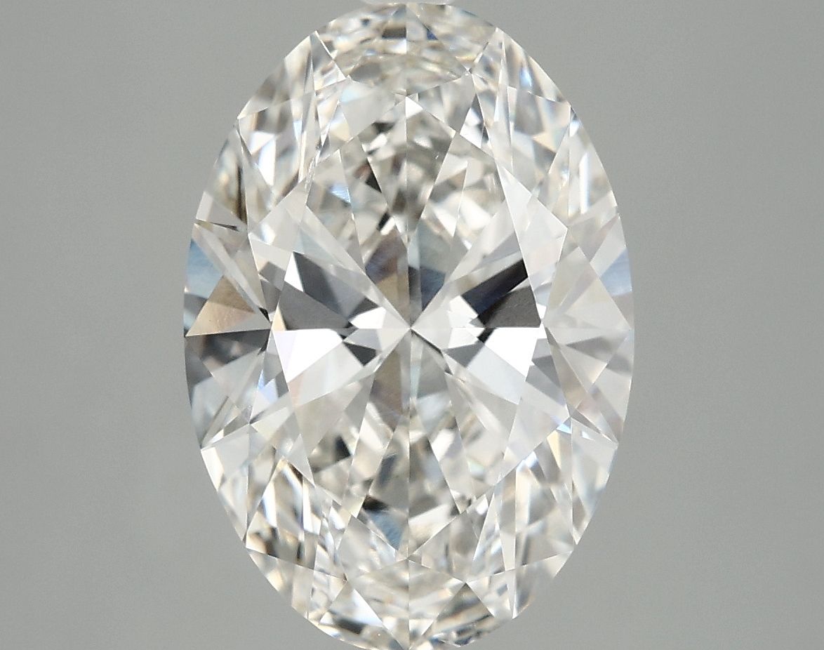3.78 ct. oval Lab Grown Diamond front image