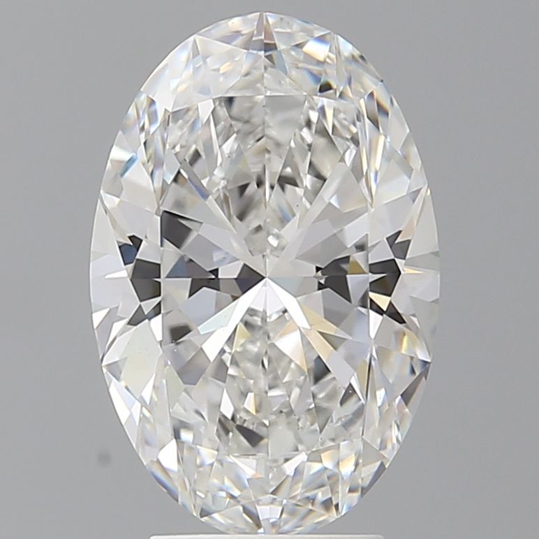 4.10 ct. oval Lab Grown Diamond front image