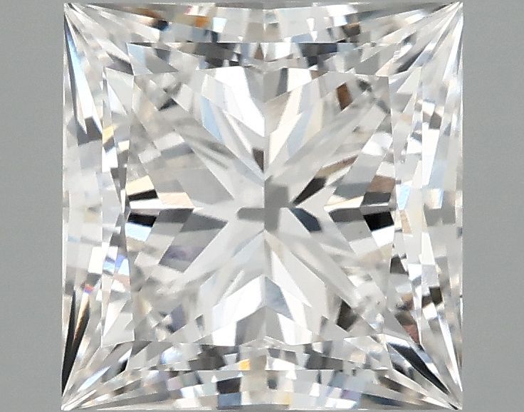 3.95 ct. princess Lab Grown Diamond front image