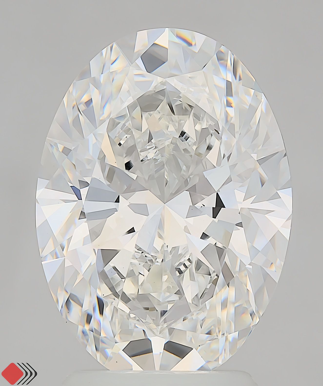 3.09 ct. oval Lab Grown Diamond front image