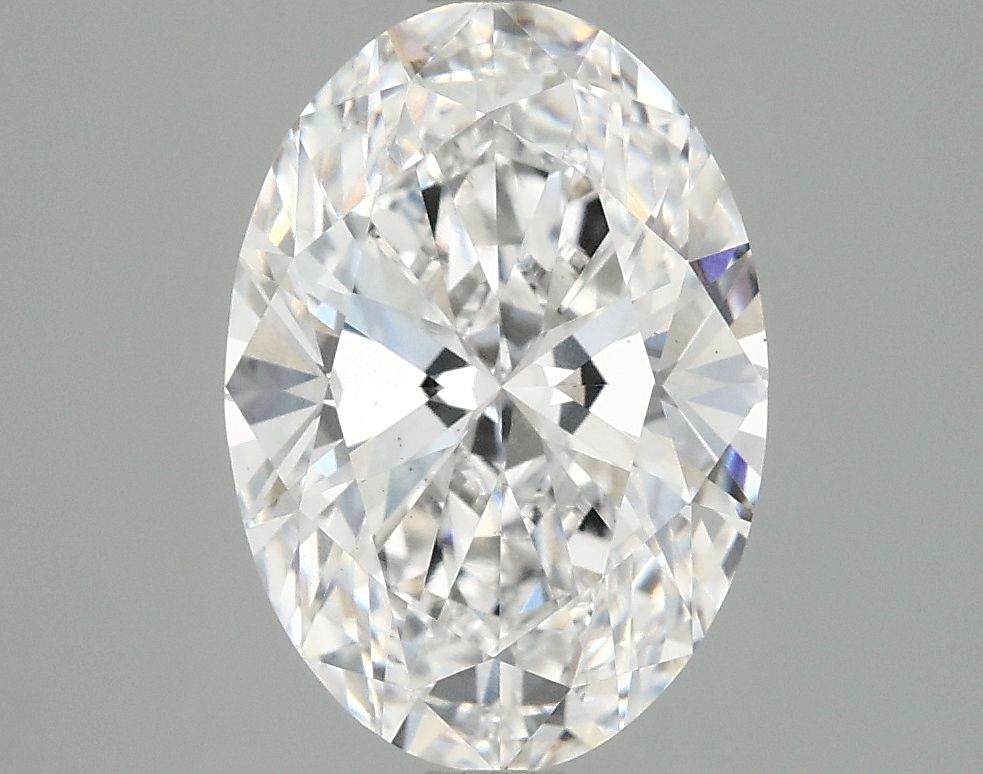 3.01 ct. oval Lab Grown Diamond front image