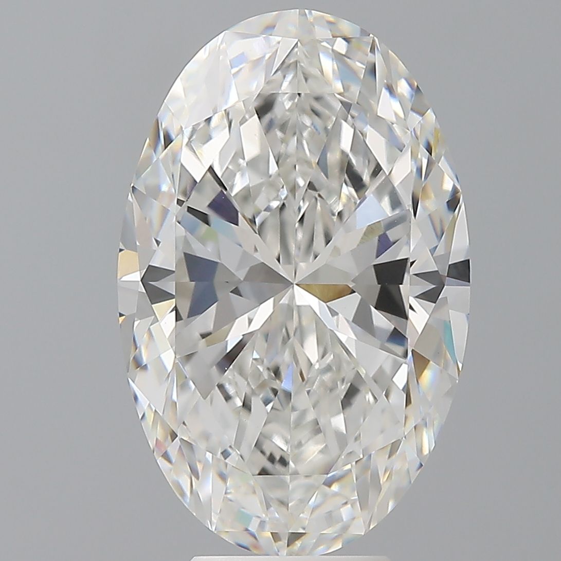 7.02 ct. oval Lab Grown Diamond front image