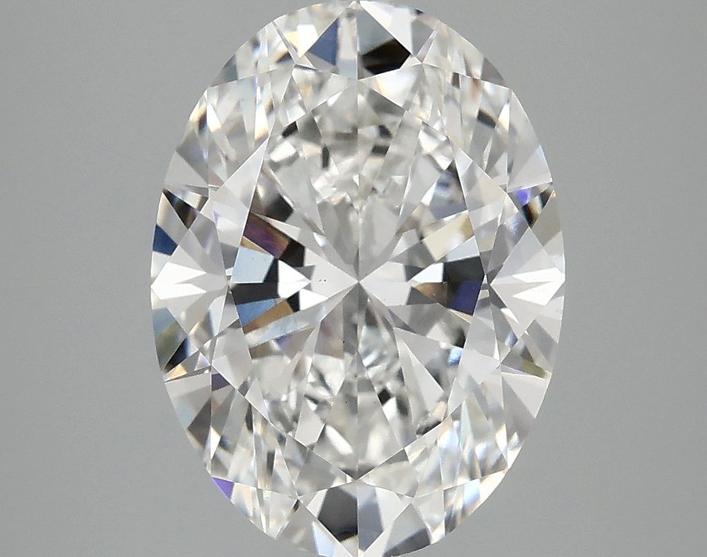 3.92 ct. oval Lab Grown Diamond front image