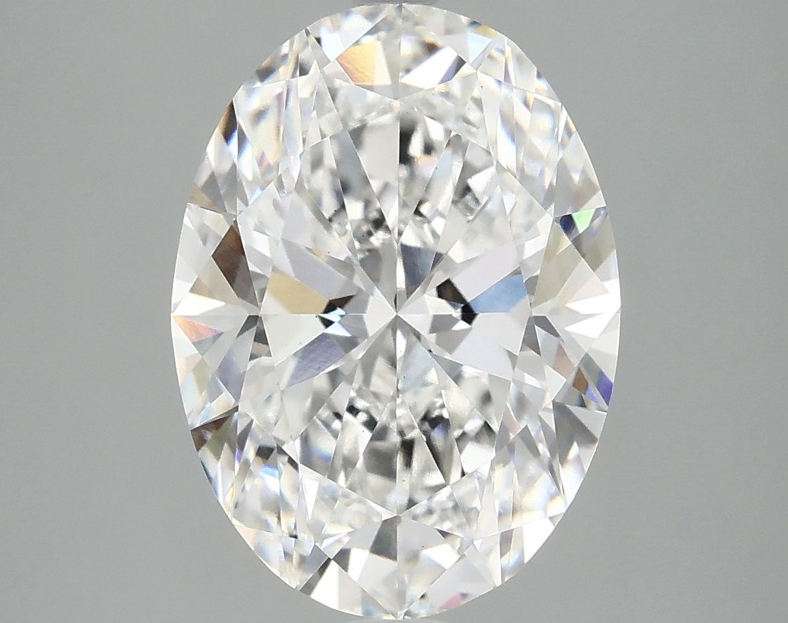 3.95 ct. oval Lab Grown Diamond front image