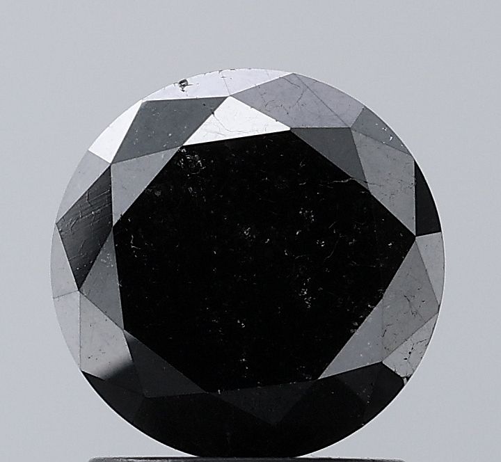 1.68 Carat Round Diamond Black VS1