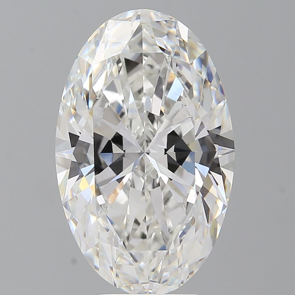 7.04 ct. oval Lab Grown Diamond front image