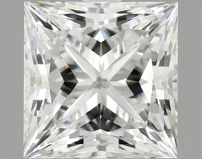 2.10 ct. princess Lab Grown Diamond front image