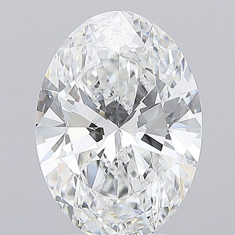 5.23 ct. oval Lab Grown Diamond front image