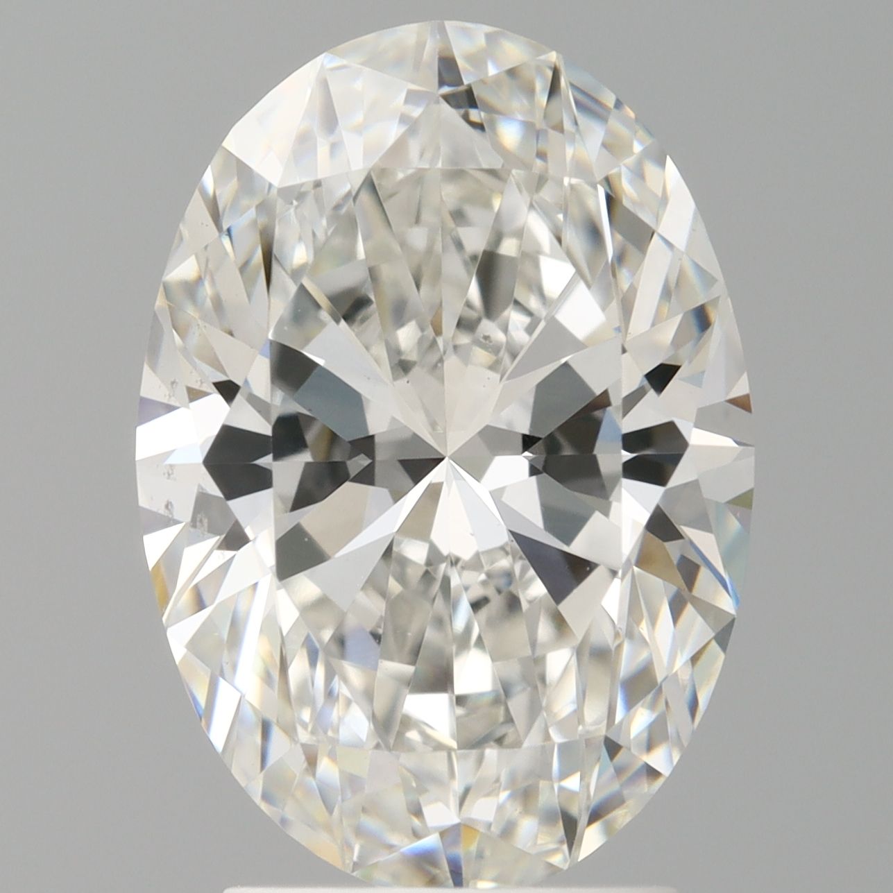 3.04 ct. oval Lab Grown Diamond front image