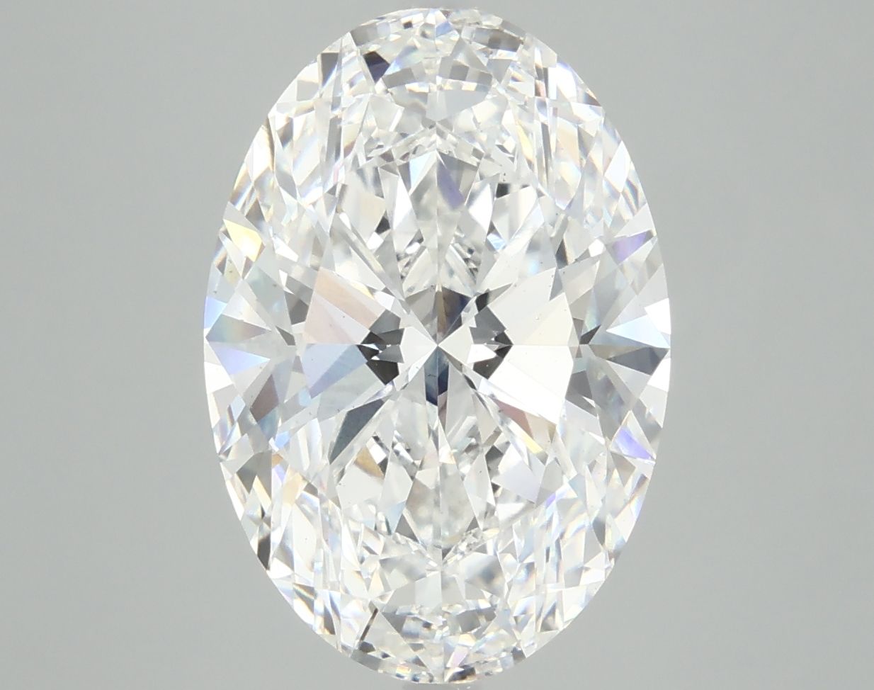 7.01 ct. oval Lab Grown Diamond front image