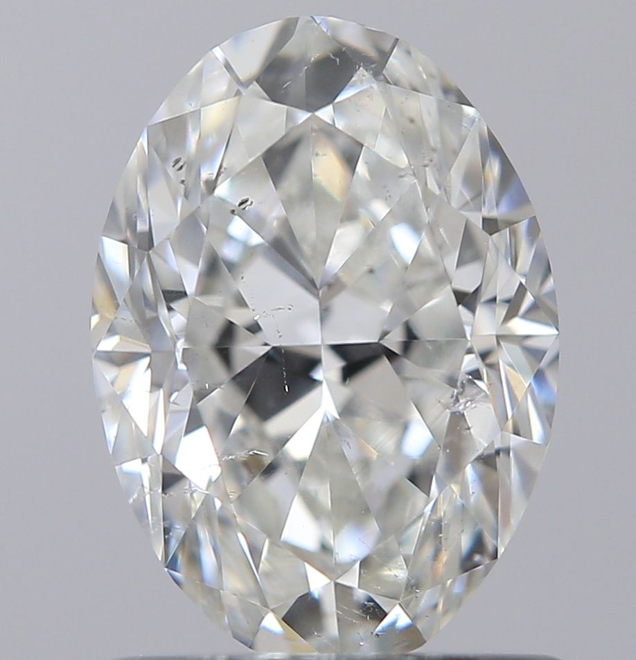 Diament owalny, 1 ct, H, SI2