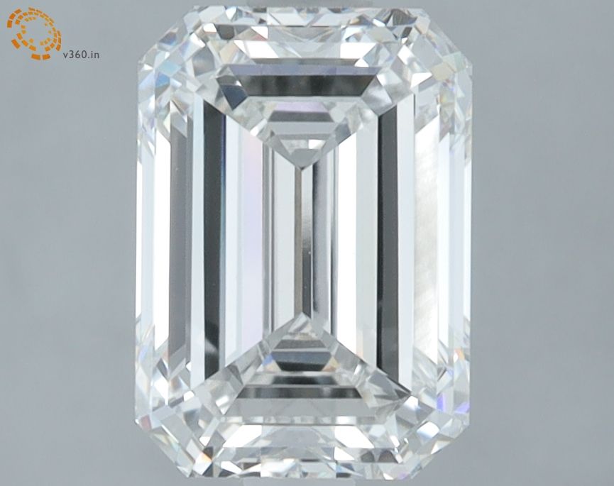 2.59 ct. emerald Lab Grown Diamond front image