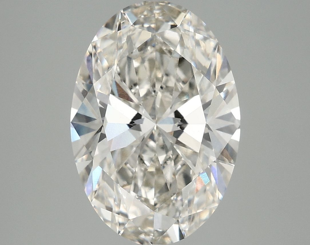 3.85 ct. oval Lab Grown Diamond front image