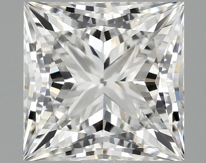 2.10 ct. princess Lab Grown Diamond front image