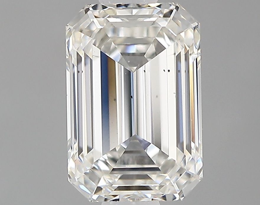 0.85 ct. emerald Lab Grown Diamond front image