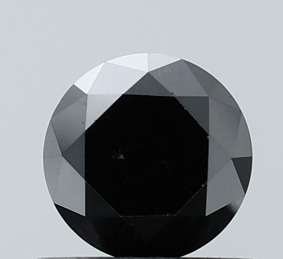 0.95 Carat Round Diamond Black VVS2