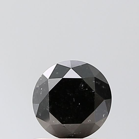 0.98 Carat Round Diamond Fancy Black VVS2