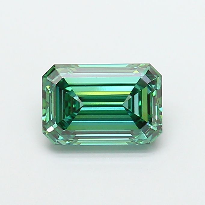 2.10 ct. emerald Lab Grown Diamond front image