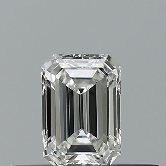 Diamant Émeraude 0.25 ct - Couleur F - Pureté IF