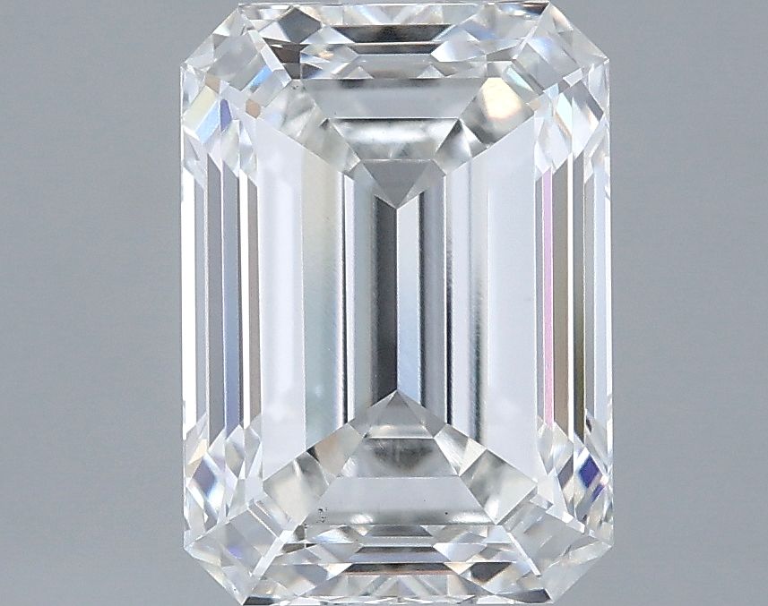 3.70 ct. emerald Lab Grown Diamond front image