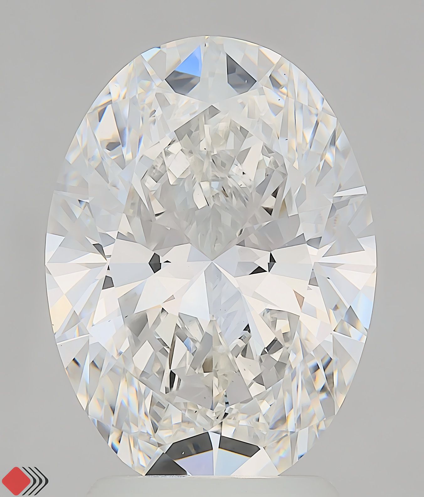 3.03 ct. oval Lab Grown Diamond front image