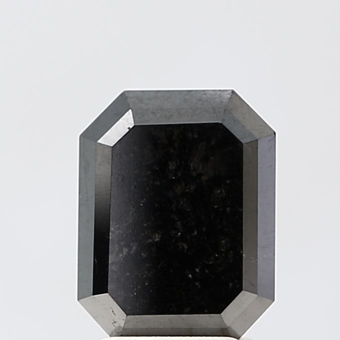 2.2 Carat Emerald Diamond Black VS2