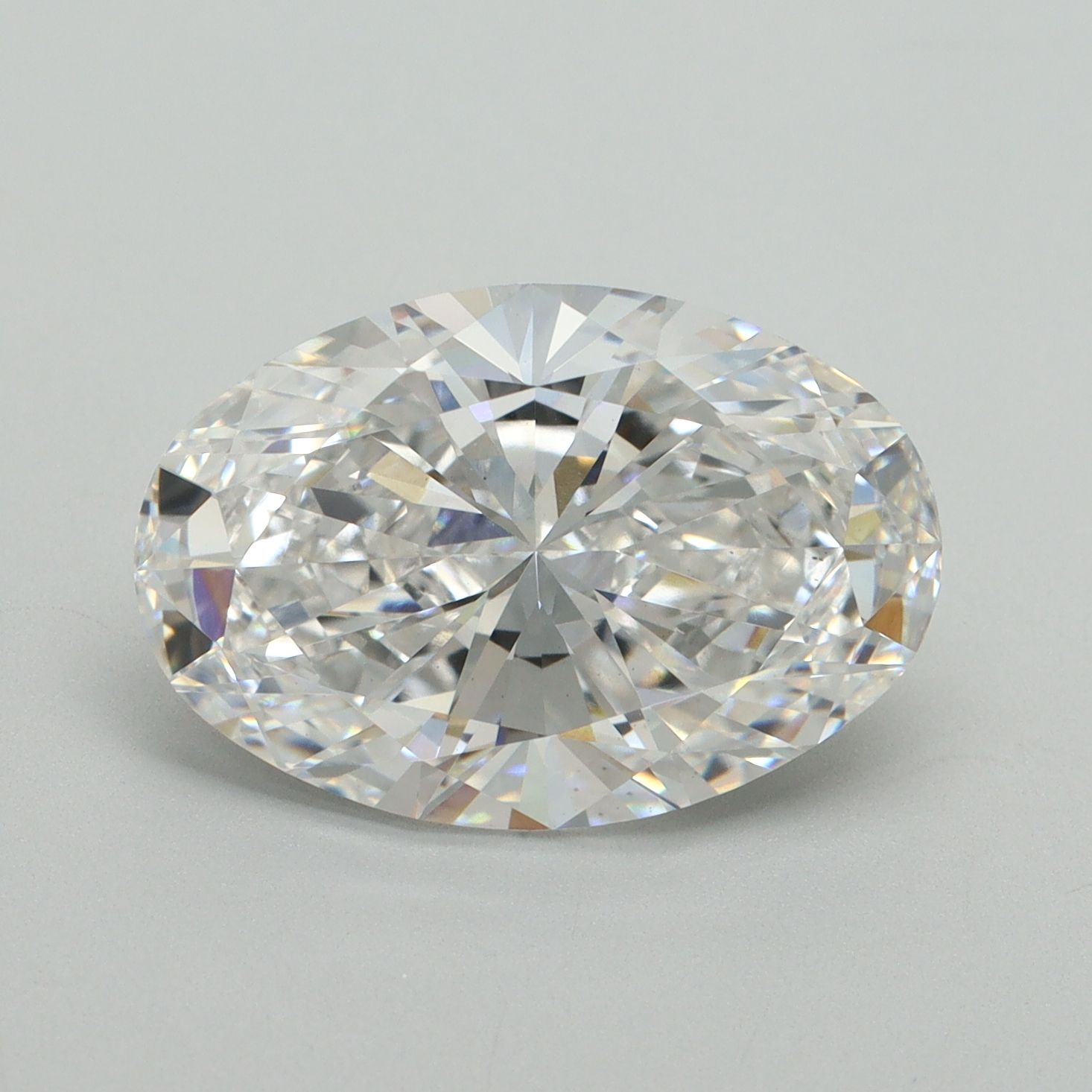 5.18 ct. oval Lab Grown Diamond front image